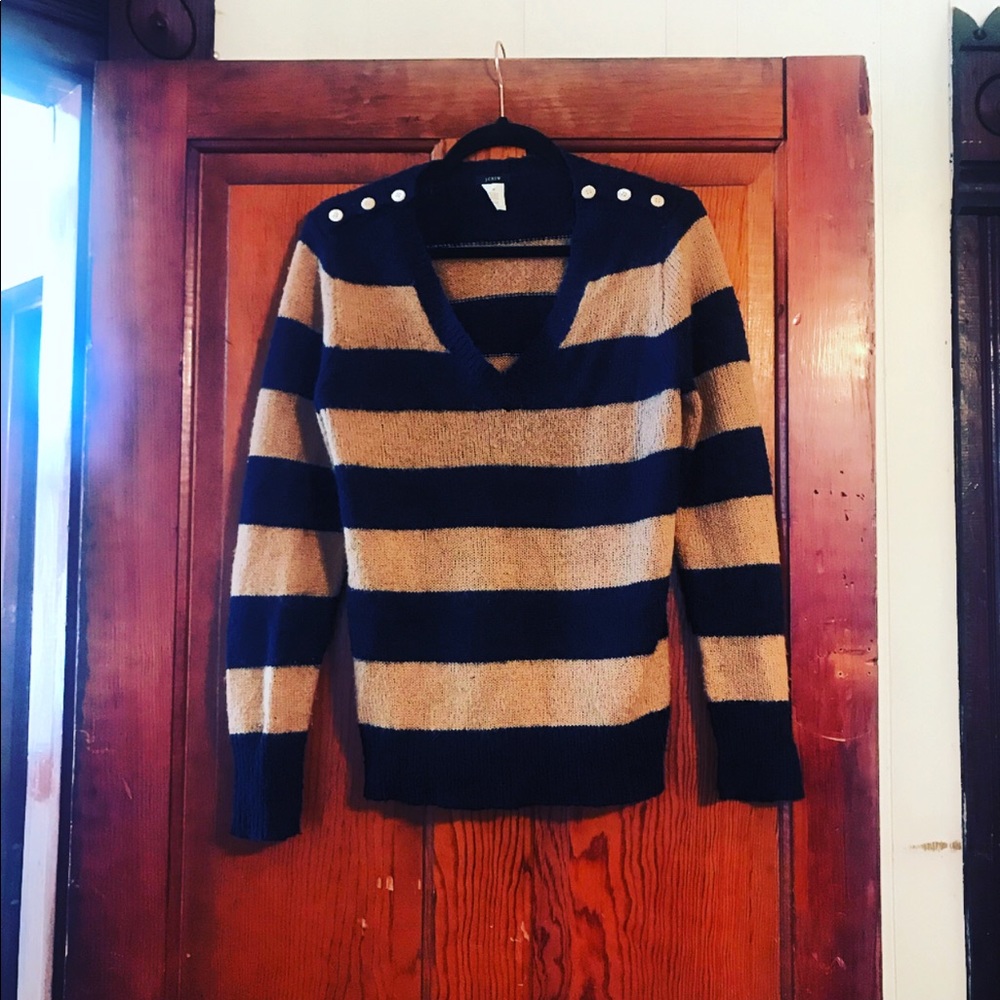 J. Crew Striped Sweater Size Medium